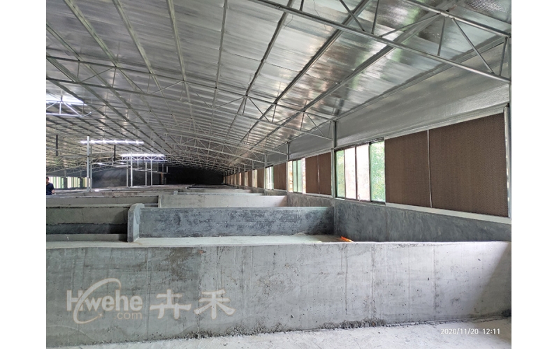 韶關(guān)翁源風(fēng)機(jī)水簾墻實例